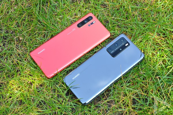 Huawei P30 Pro Huawei P40 Pro achter