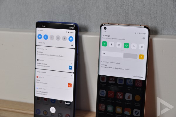 OnePlus 8 Pro - Oppo Find X2 notificaties