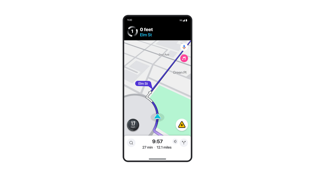 Waze afslag rotonde