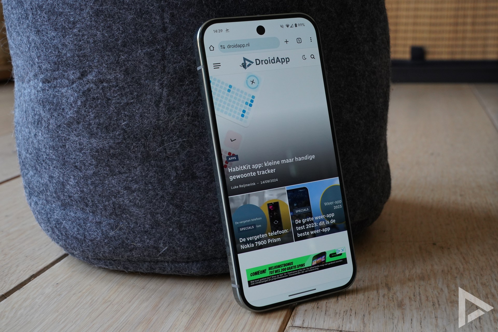Google Pixel 9 Pro browser