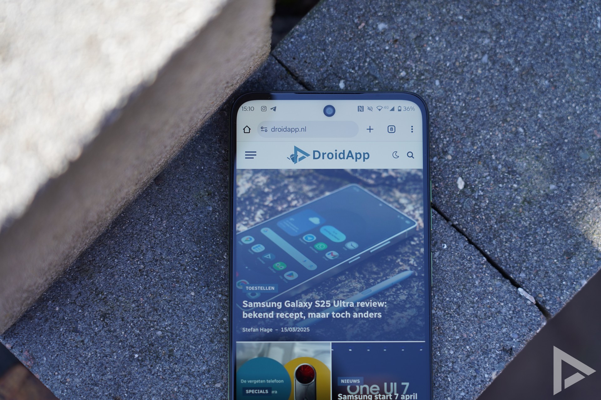 Moto G15 browser
