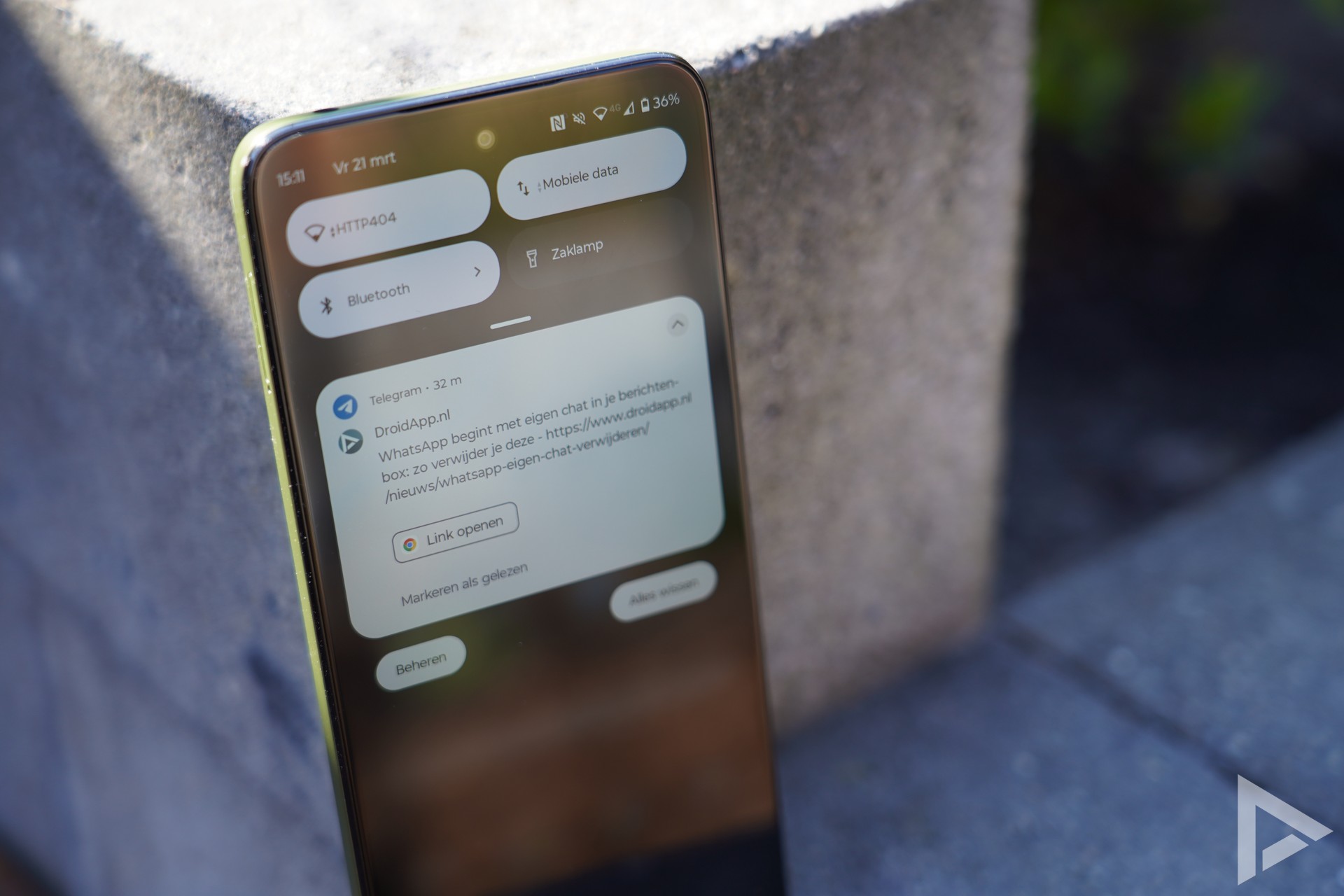 Moto G15 notificaties