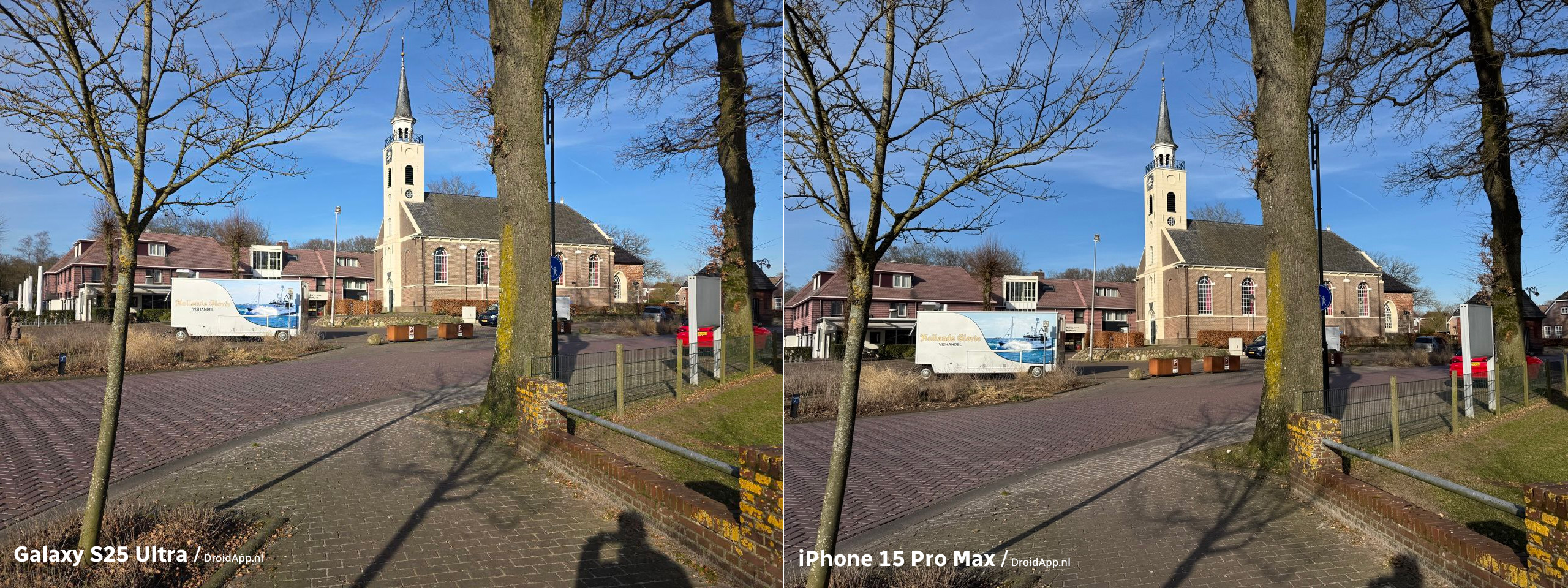 Camera vergelijking Galaxy S25 Ultra - iPhone 15 Pro Max