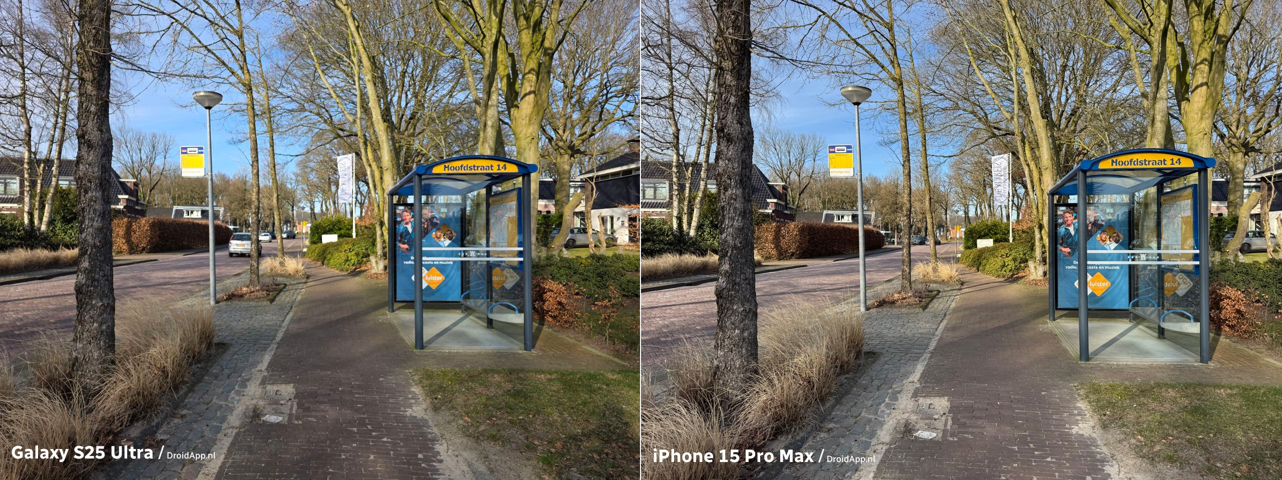 Camera vergelijking Galaxy S25 Ultra - iPhone 15 Pro Max