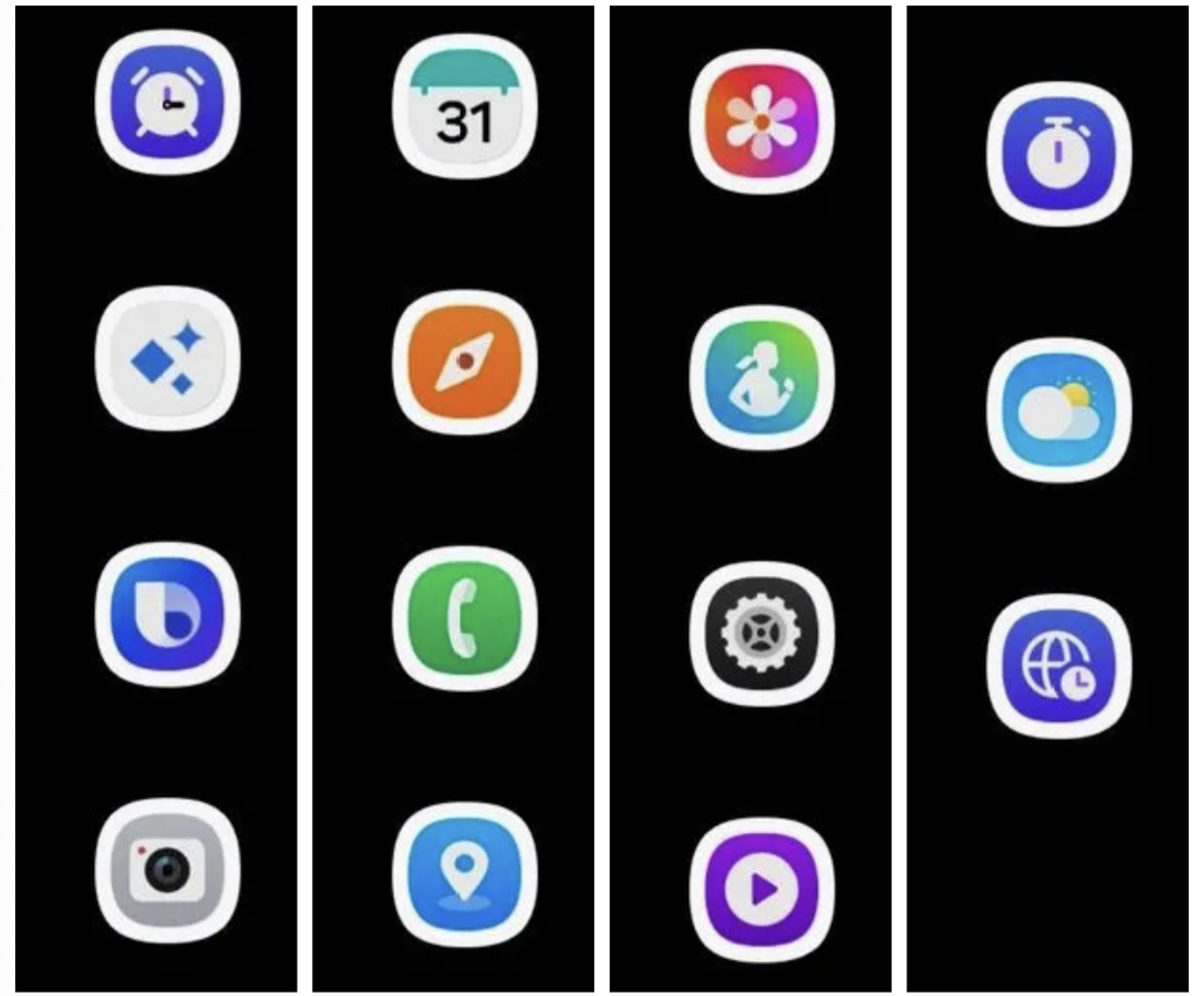 One UI 8 Watch icoontjes