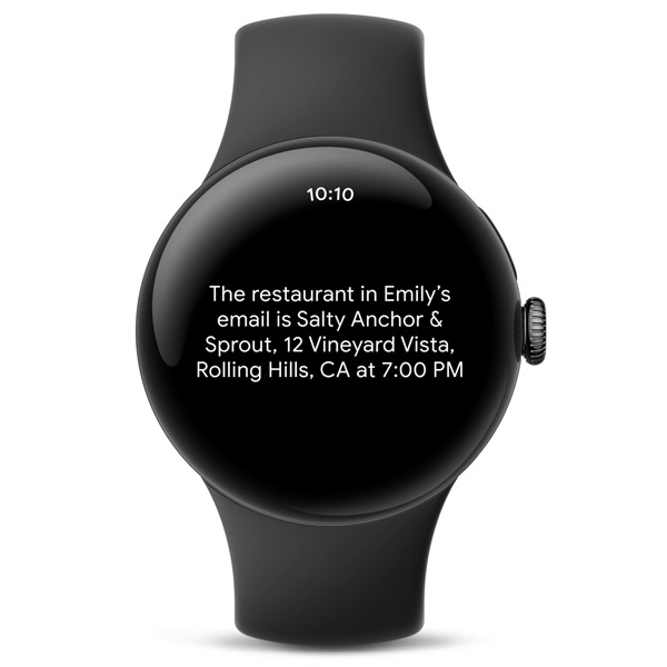 Wear OS Gemini