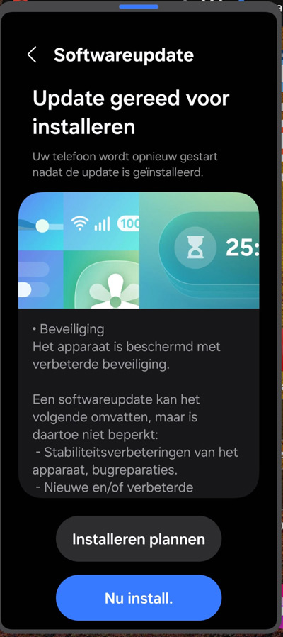 Galaxy S23 beveiligingsupdate augustus