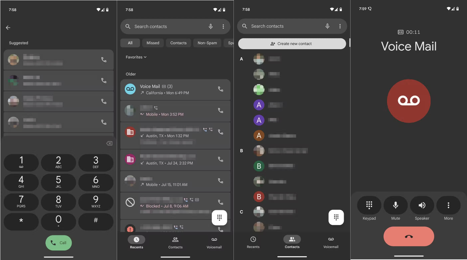 Google Telefoon app update