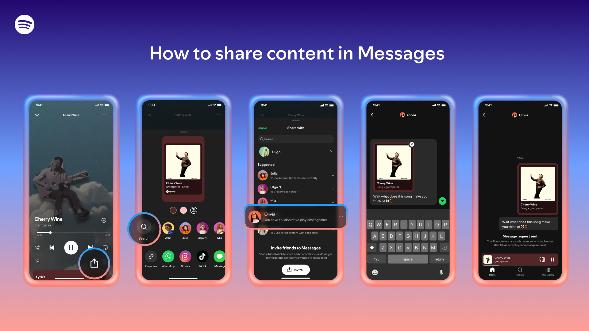 Spotify chatfunctie
