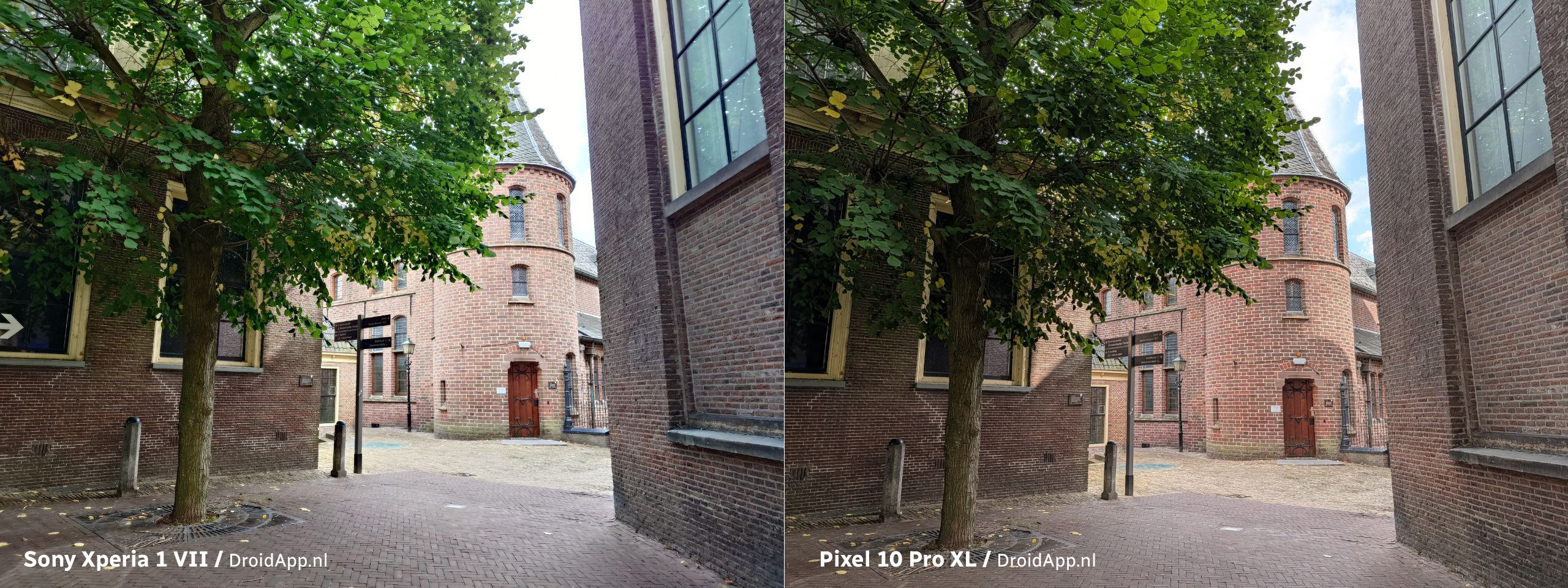 Cameravergelijking Sony Xperia 1 VII - Google Pixel 10 Pro XL