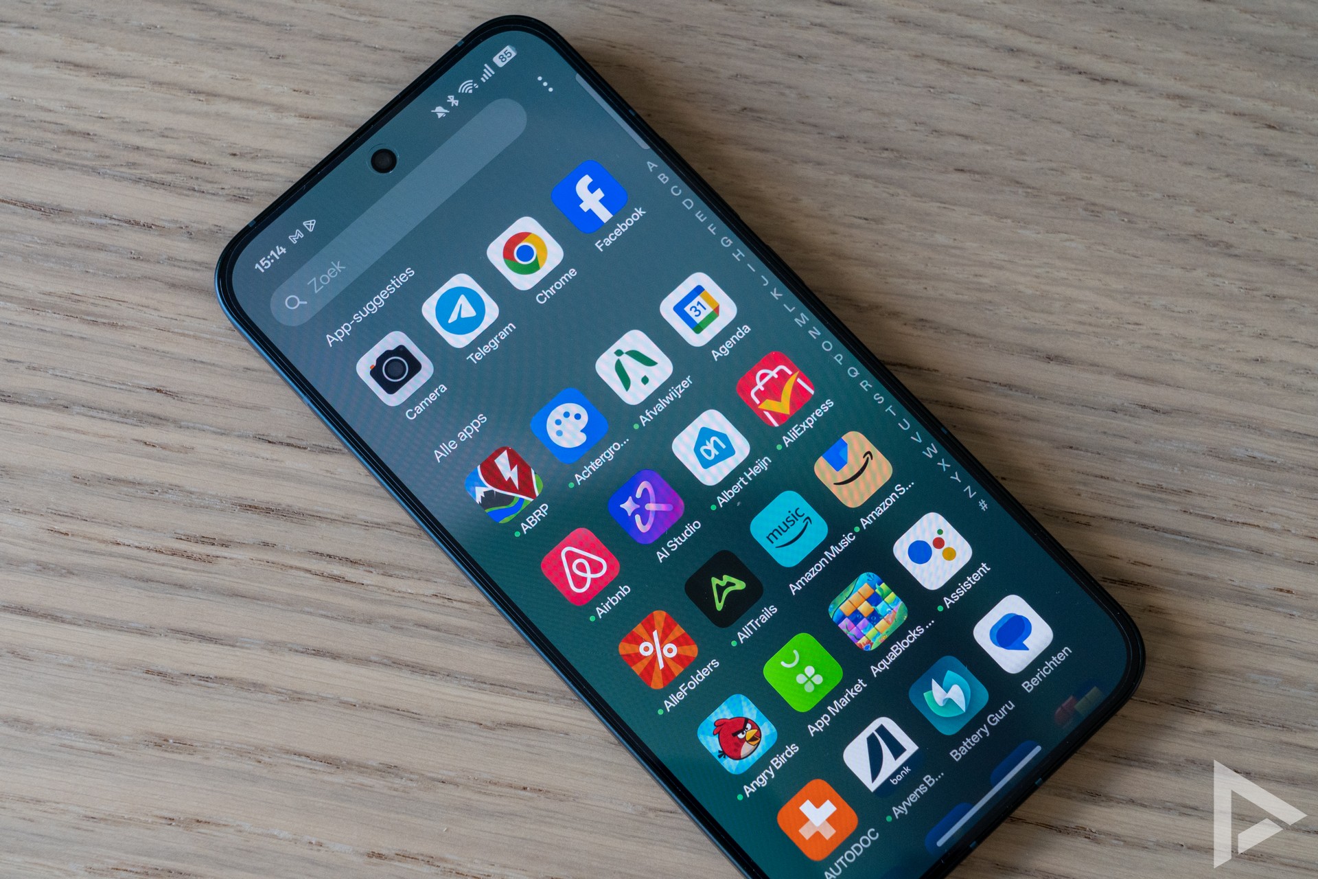 Oppo Reno 14 menu