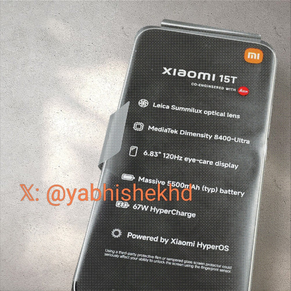Xiaomi 15T lek