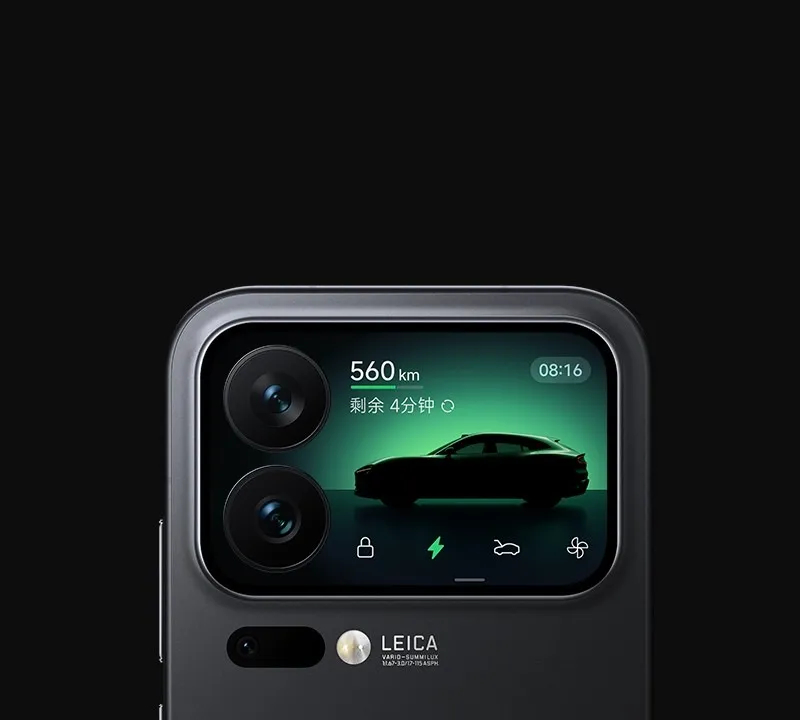 Xiaomi 17 Pro Max secundair scherm