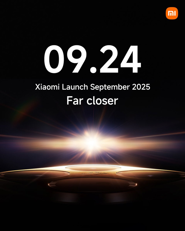 Xiaomi 24 september 2025