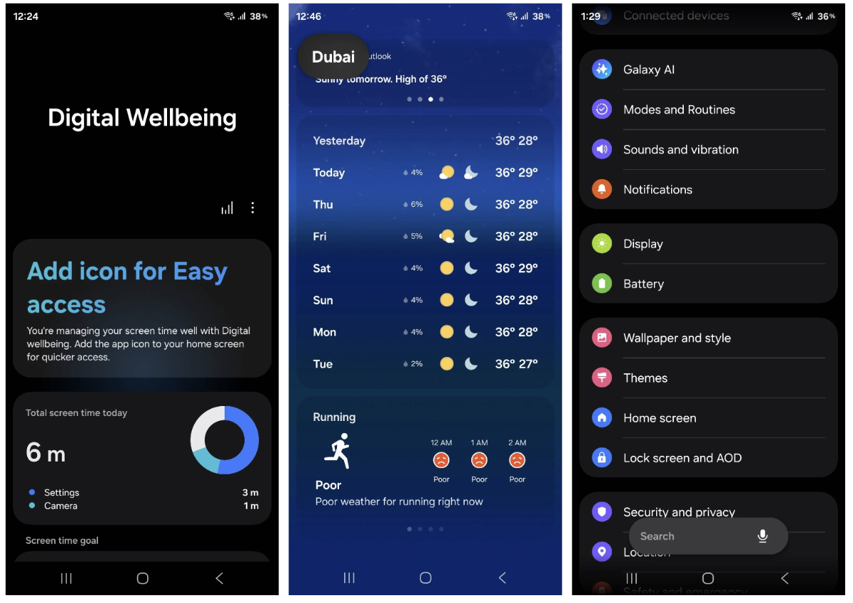 One UI 8.5 screenshots 1