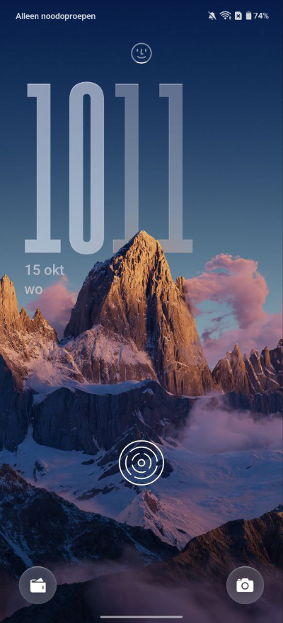 OxygenOS 16 vergrendelscherm Flux Theme