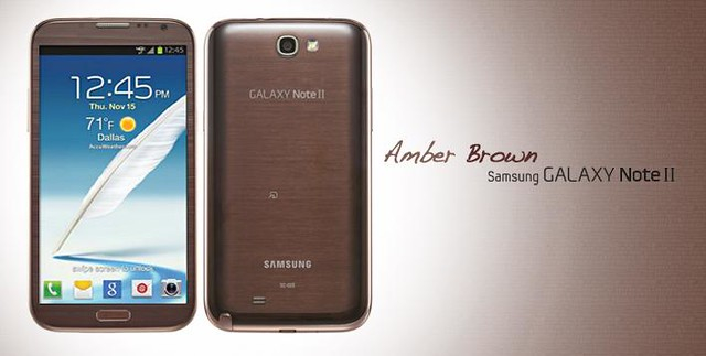 Samsung Galaxy Note 2 Amber Brown
