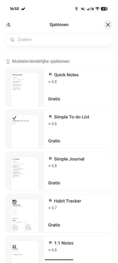 Notion notitie app