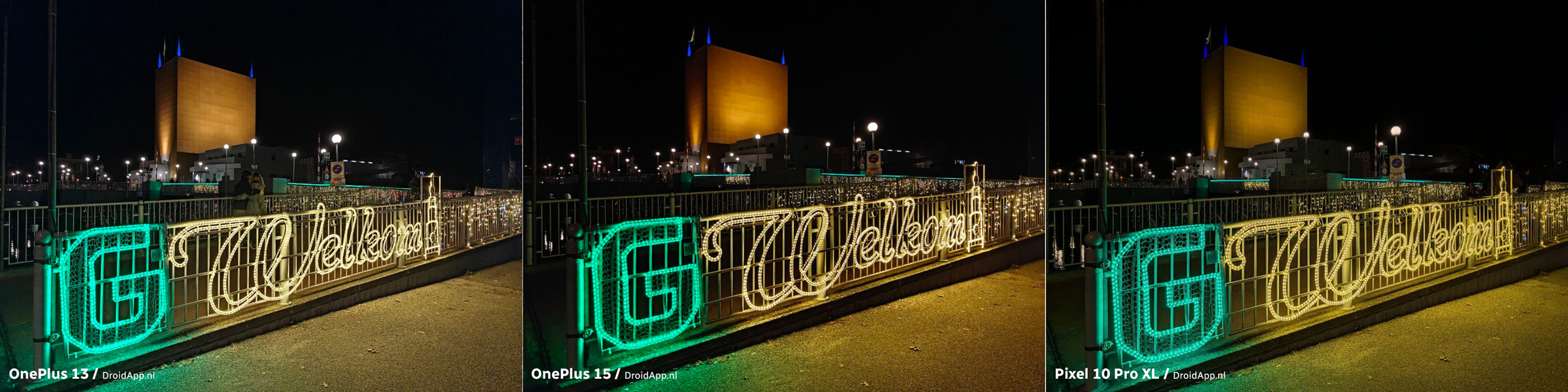OnePlus 13 - OnePlus 15 - Pixel 10 Pro XL vergelijking