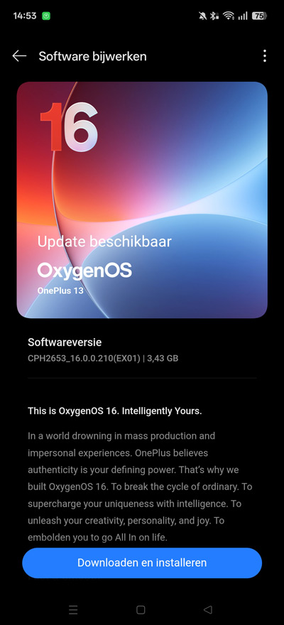 OnePlus 13 Android 16