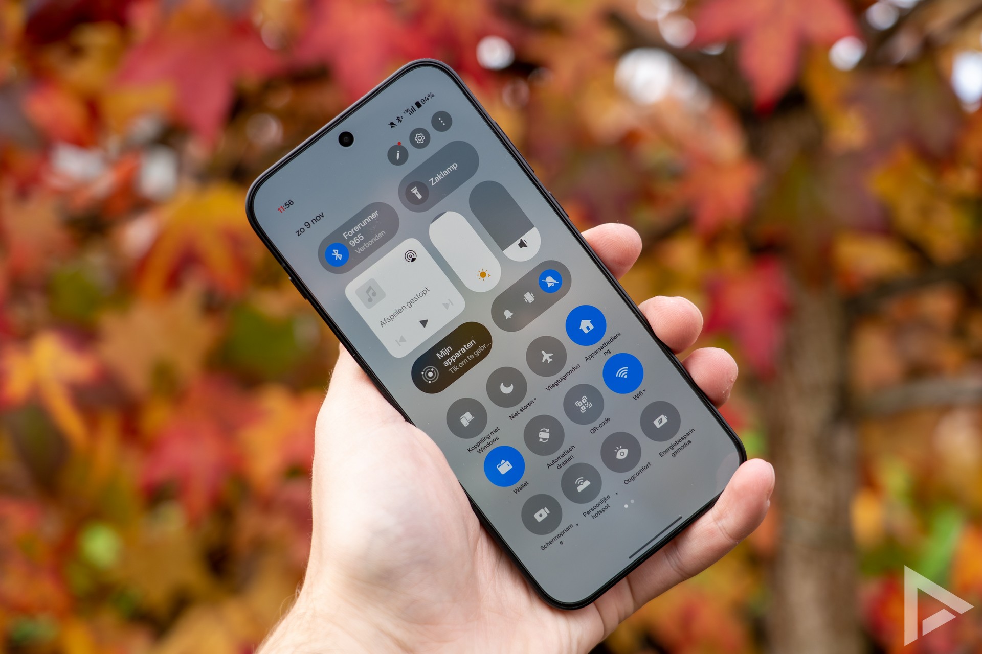 OnePlus 15 snelle instellingen