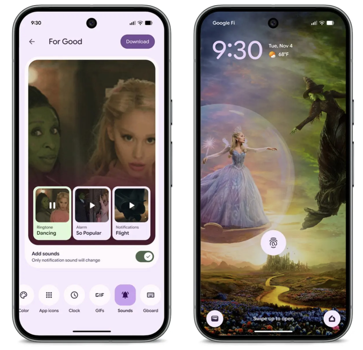 Pixel november 2025 themapakketten