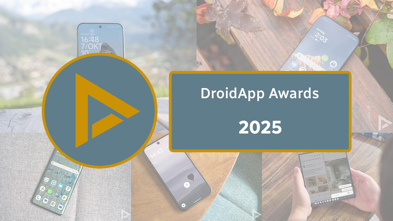 DroidApp Awards 2025 header