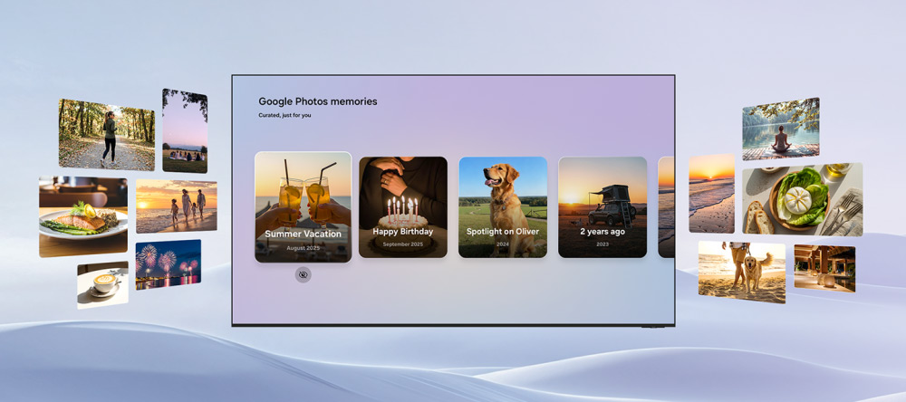 Google Foto's Samsung TV