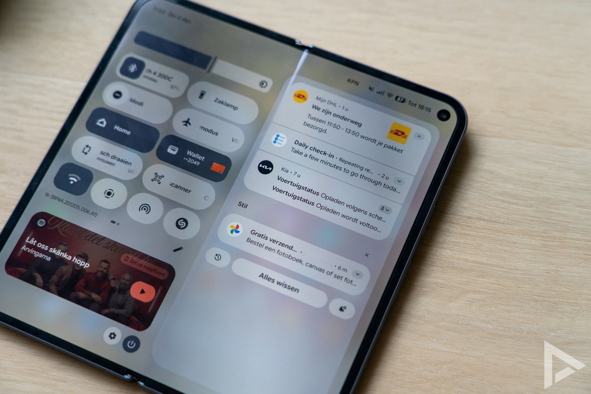 Google Pixel 10 Pro Fold notificaties