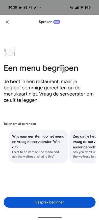 Google Translate taal leren