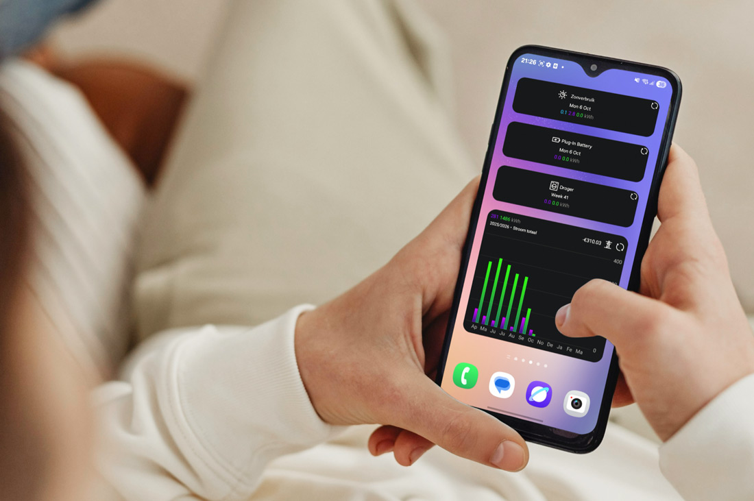 HomeWizard app widgets