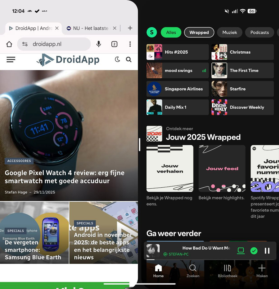 Pixel 10 Pro Fold multitasking