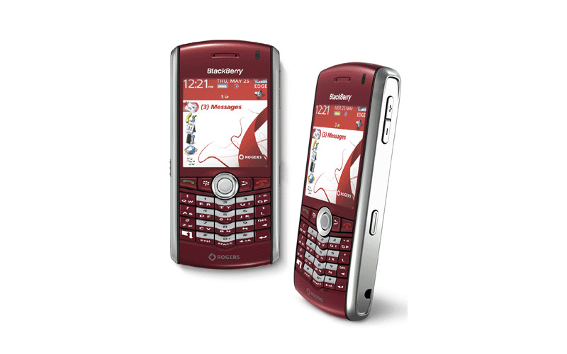 BlackBerry Pearl 8100 rood
