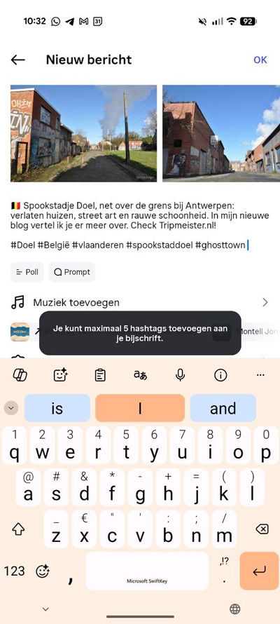 Instagram 5 hashtags