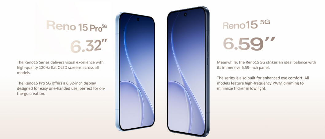 Oppo Reno 15 - 15 Pro