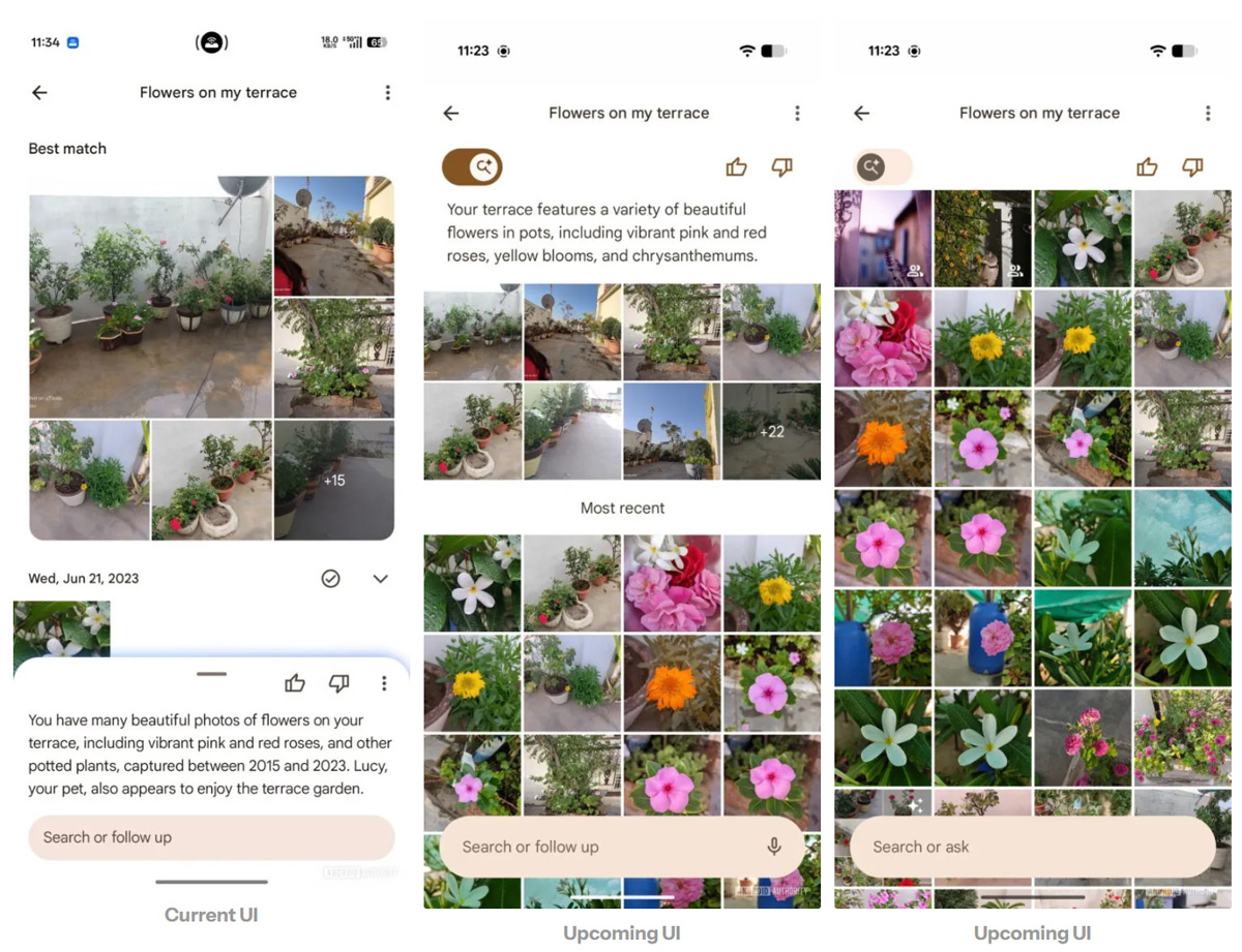 Google Foto's zoekfunctie