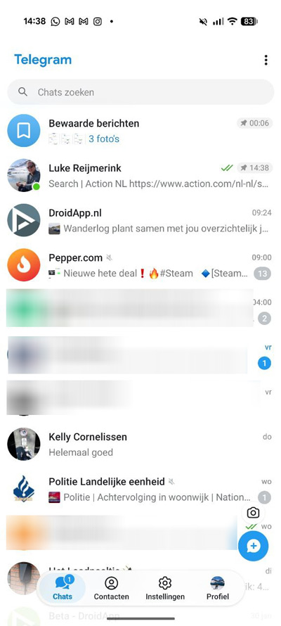 Telegram Liquid Glass
