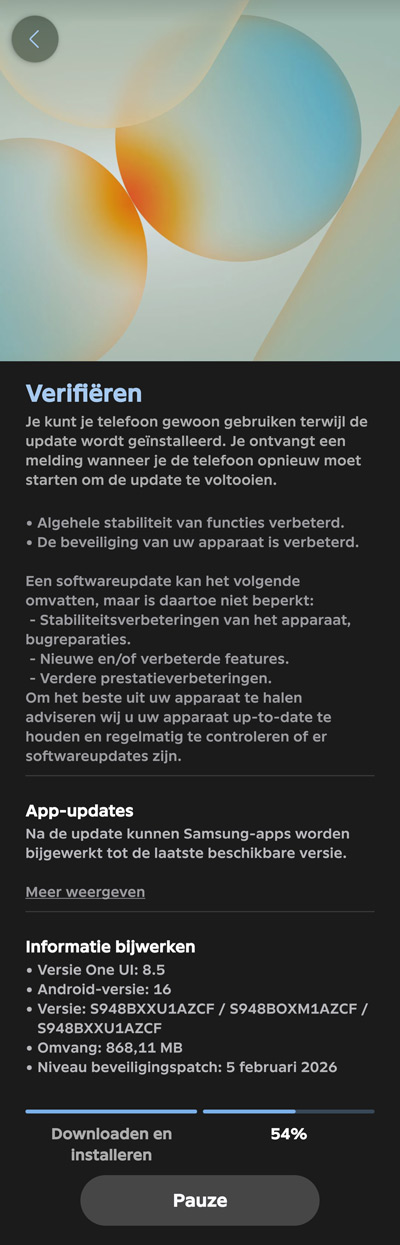 Galaxy S26 AirDrop update