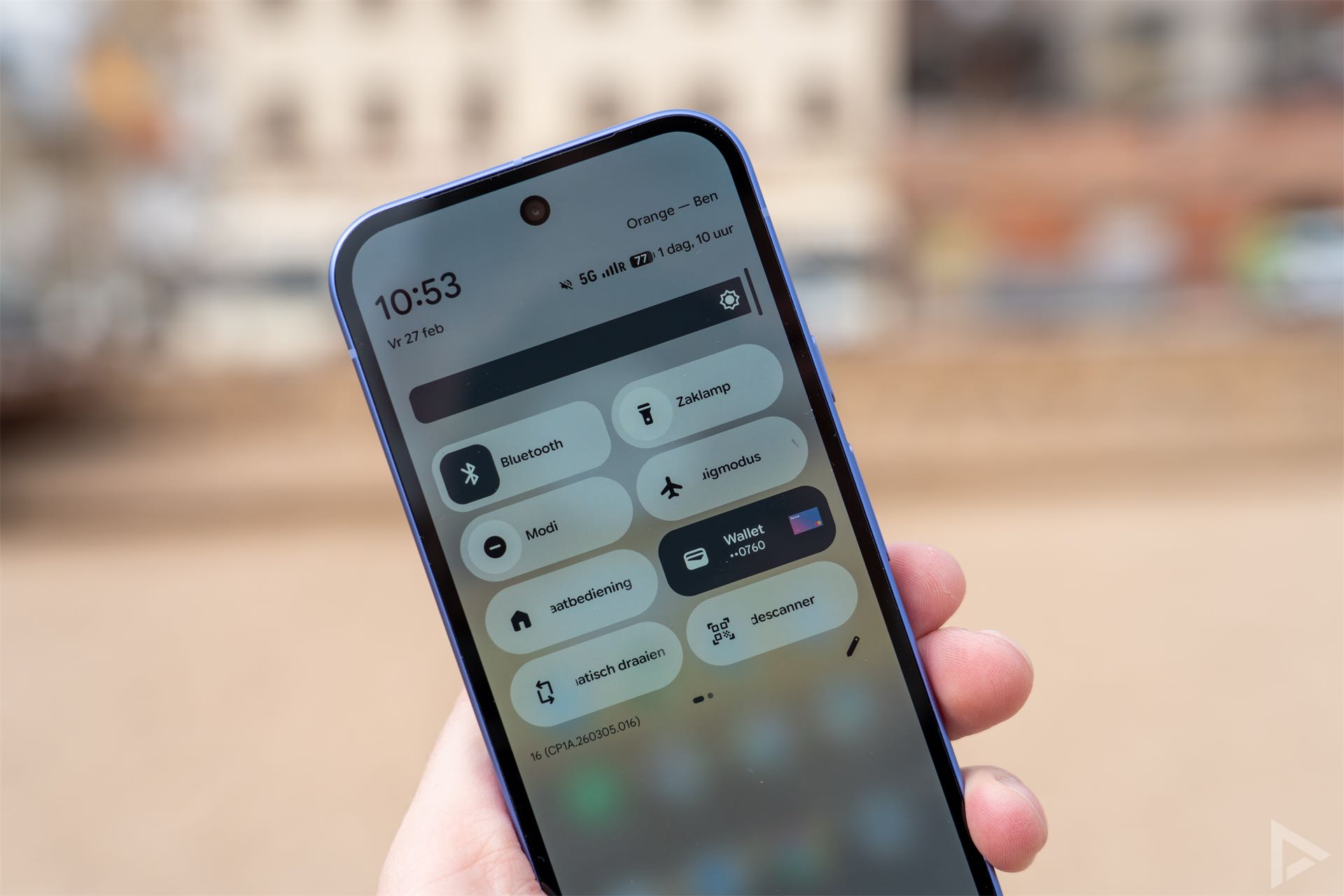 Google Pixel 10a snelle instellingen