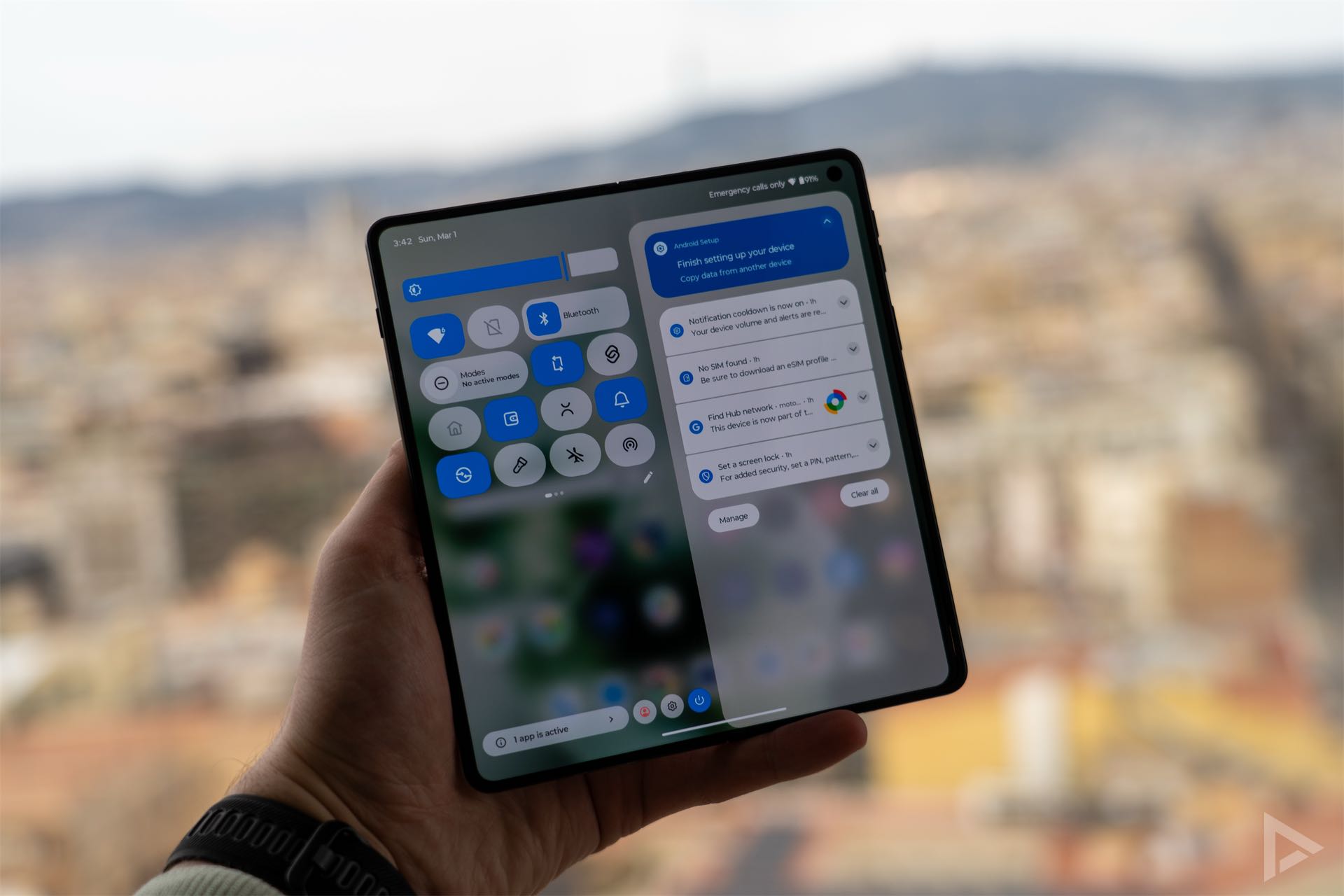 Motorola Razr Fold notificaties