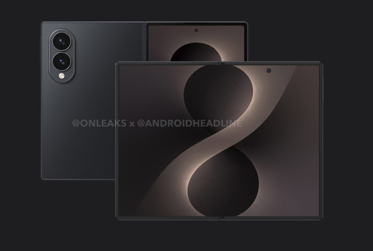 Samsung Galaxy Z Fold 8 Wide render