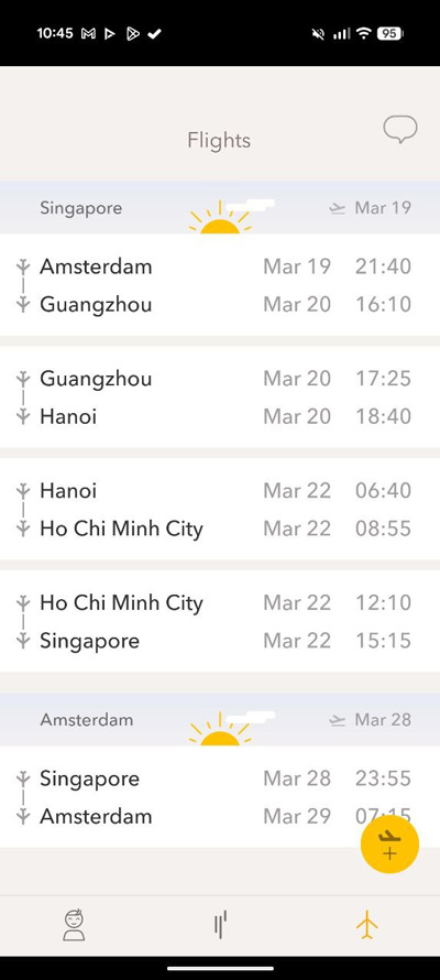Timeshifter jet lag app