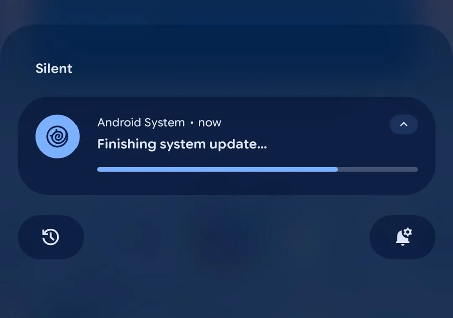 Android 17 Beta 4 systeempictogram