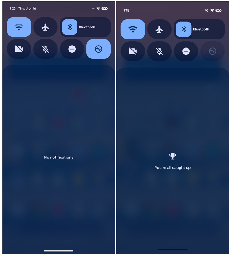 Android 17 beta 4 notificaties