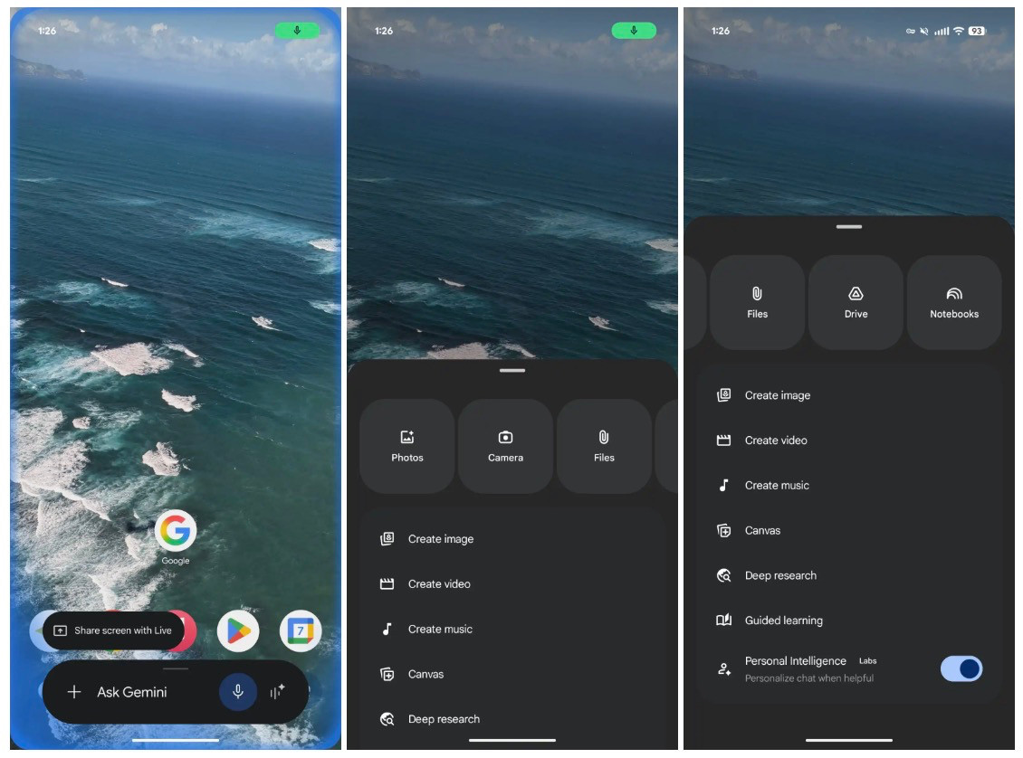 Google Gemini april-update