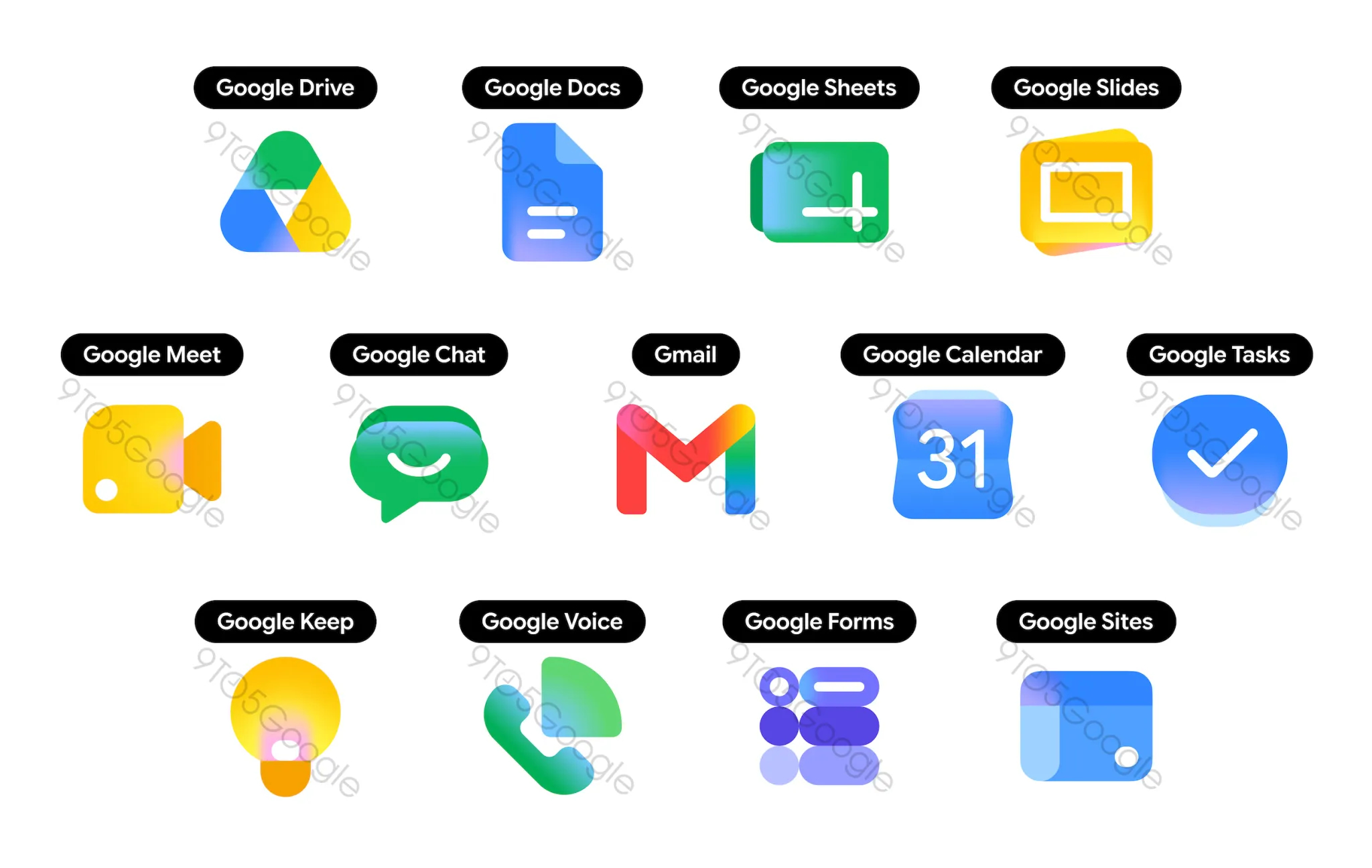 Google app logo's 2026