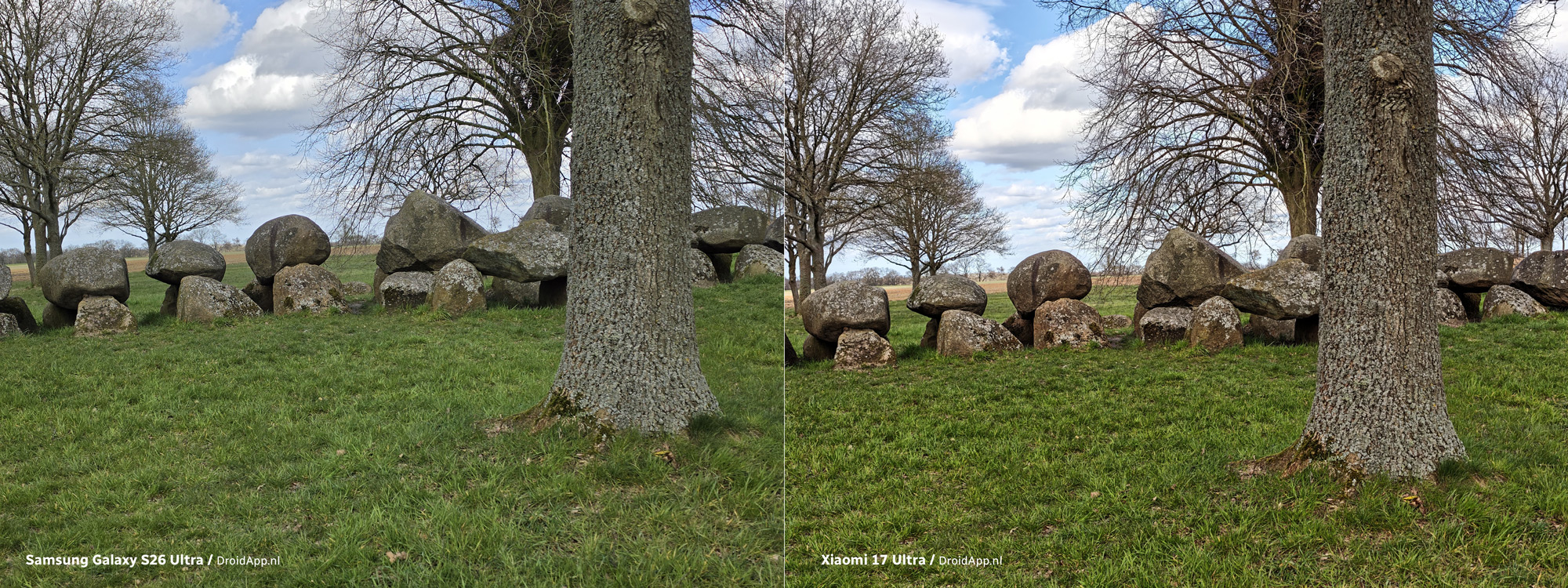 Samsung Galaxy S26 Ultra - Xiaomi 17 Ultra vergelijking 2x zoom