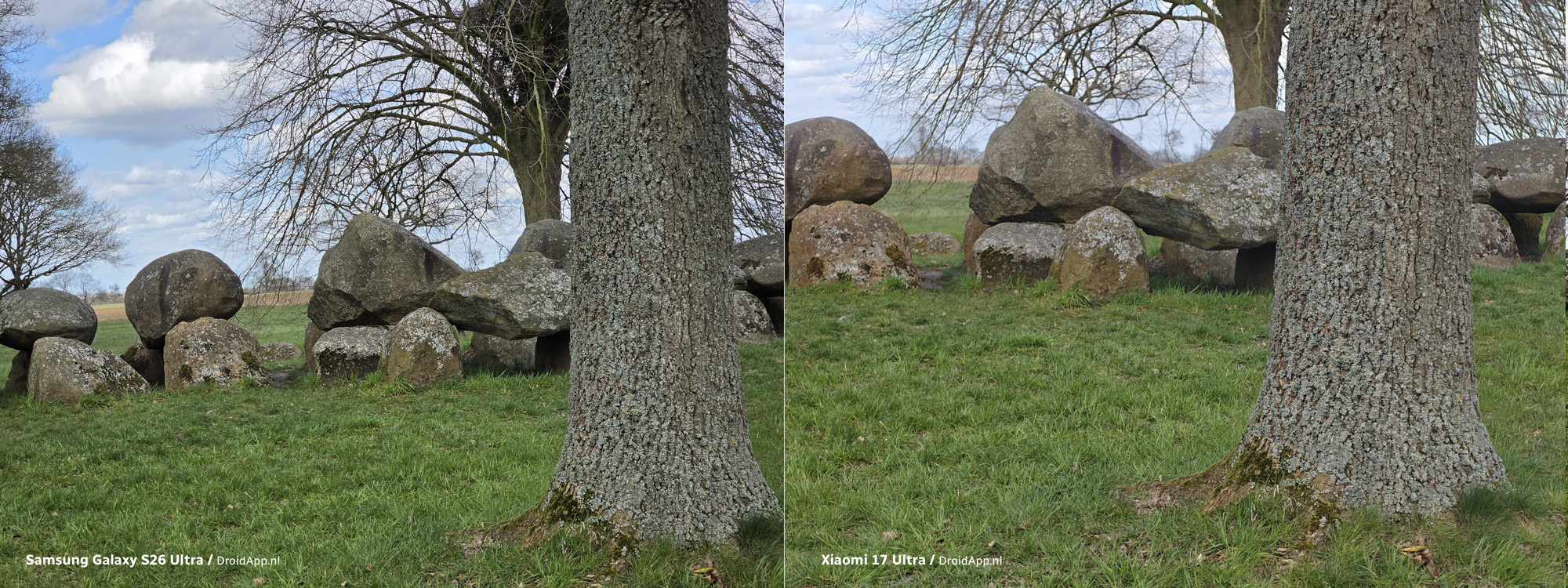 Samsung Galaxy S26 Ultra - Xiaomi 17 Ultra vergelijking 3x zoom
