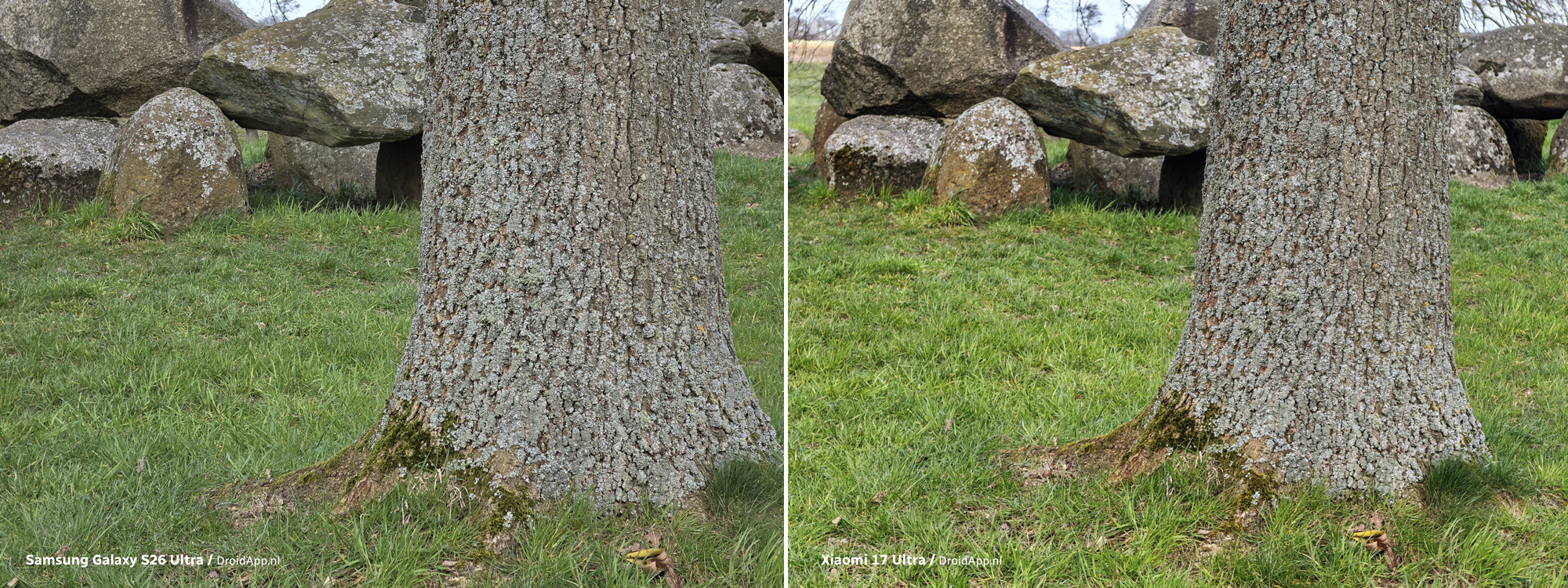 Samsung Galaxy S26 Ultra - Xiaomi 17 Ultra vergelijking 5x zoom