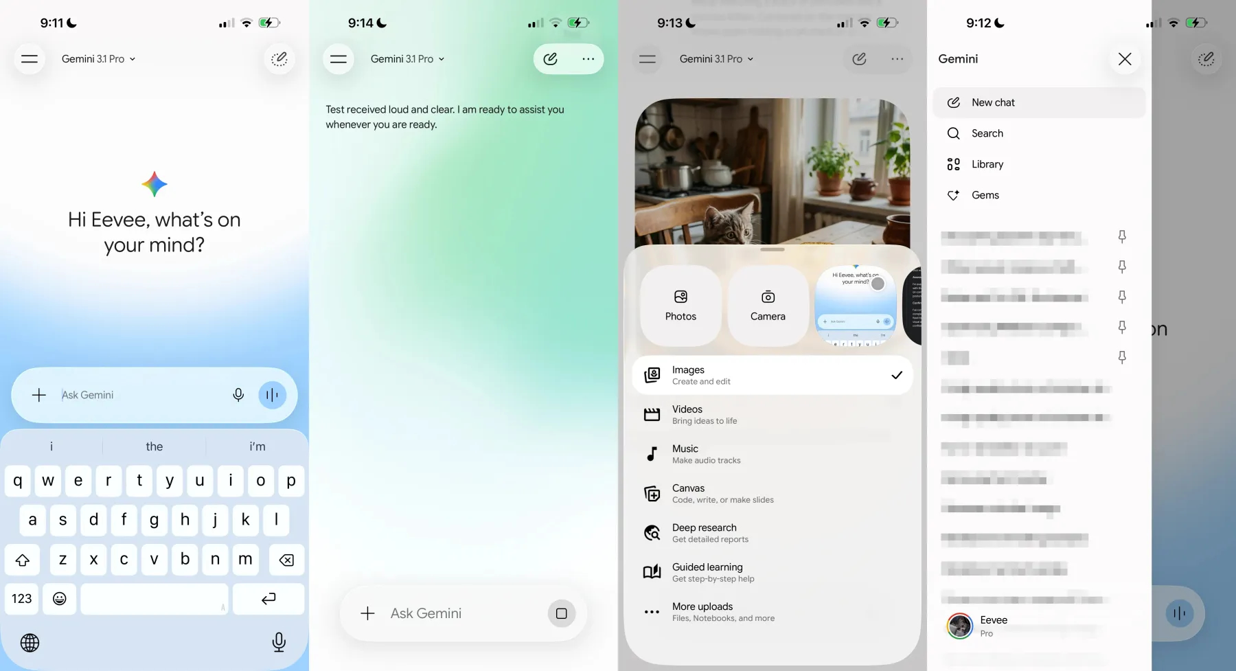 Gemini redesign app